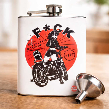 Hip Flask - Motorcycle Club
