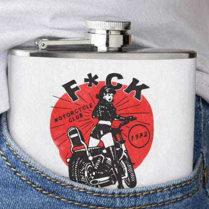 Hip Flask - Motorcycle Club
