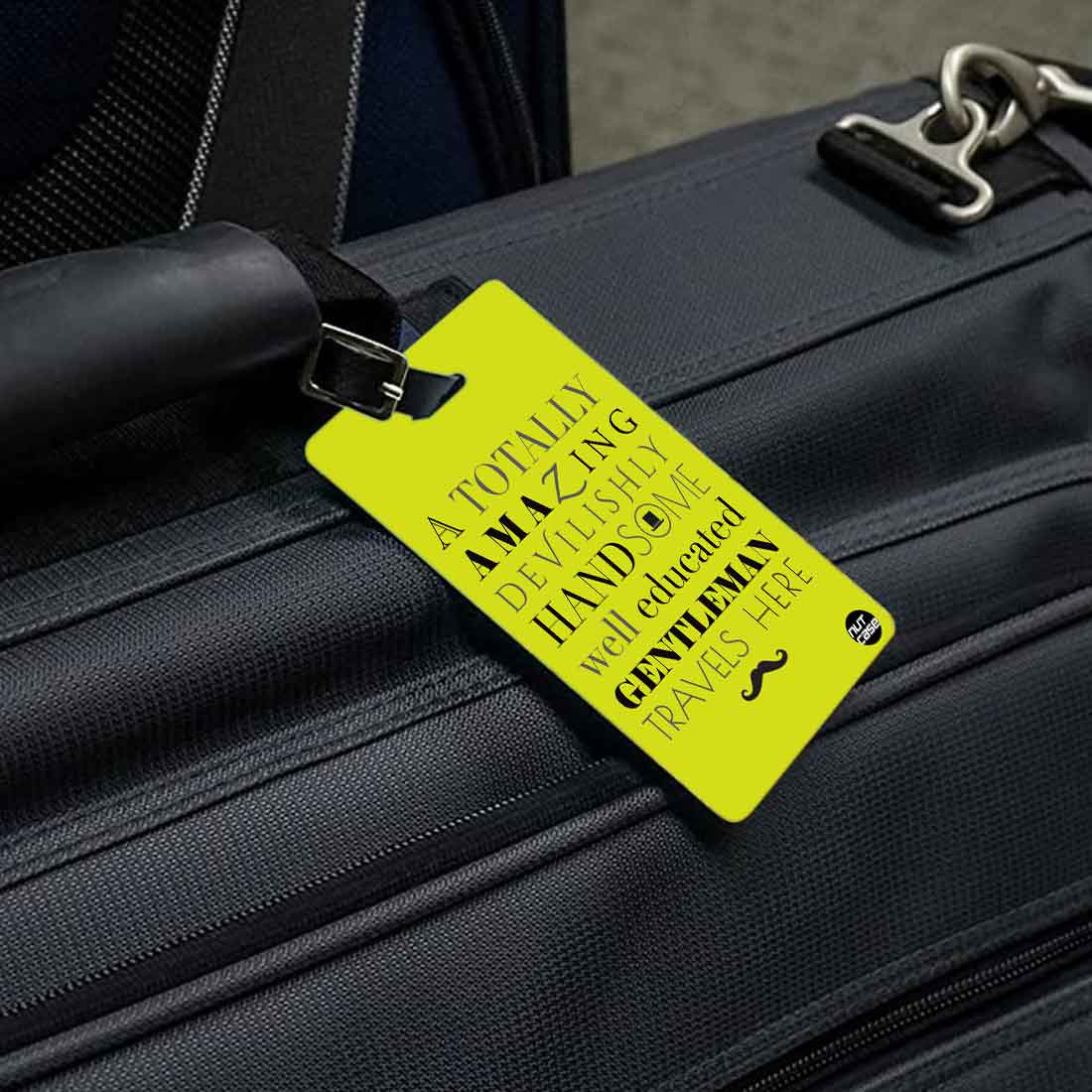 Customized Travel Luggage Tags with Your Name Set of 2 - Travels