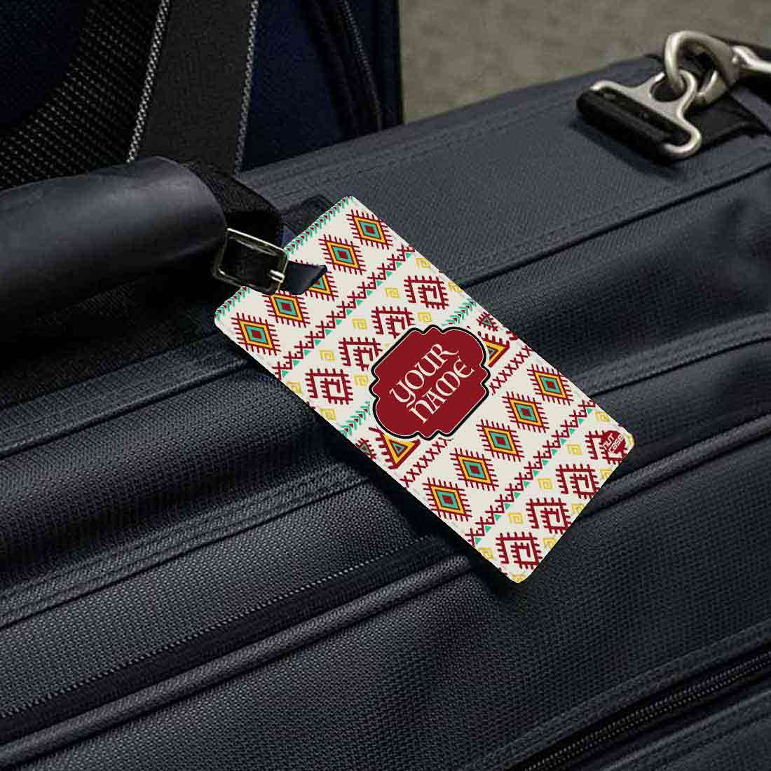 Customized Name Luggage Tag for Gift Add Your Name - Set of 2