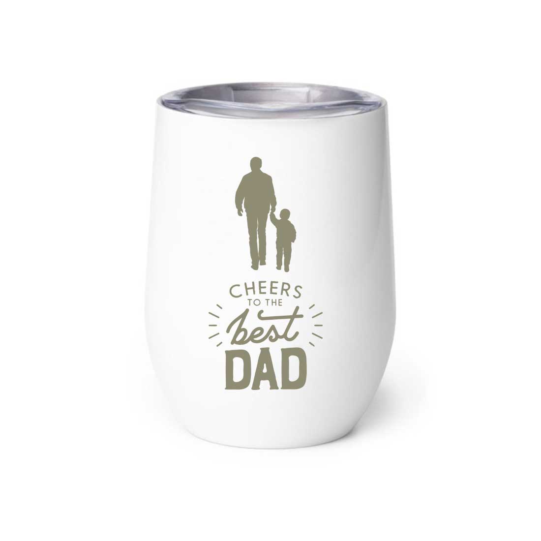 Gifts for Dad Travel Coffee Flask Tumbler With Lid - Cheers