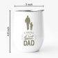 Gifts for Dad Travel Coffee Flask Tumbler With Lid - Cheers