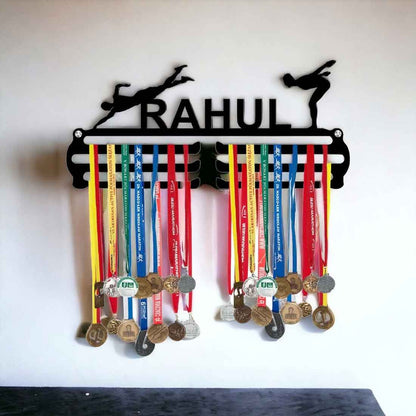 Medal Hanger for Your Achievements - Customized Medal Holder with Name