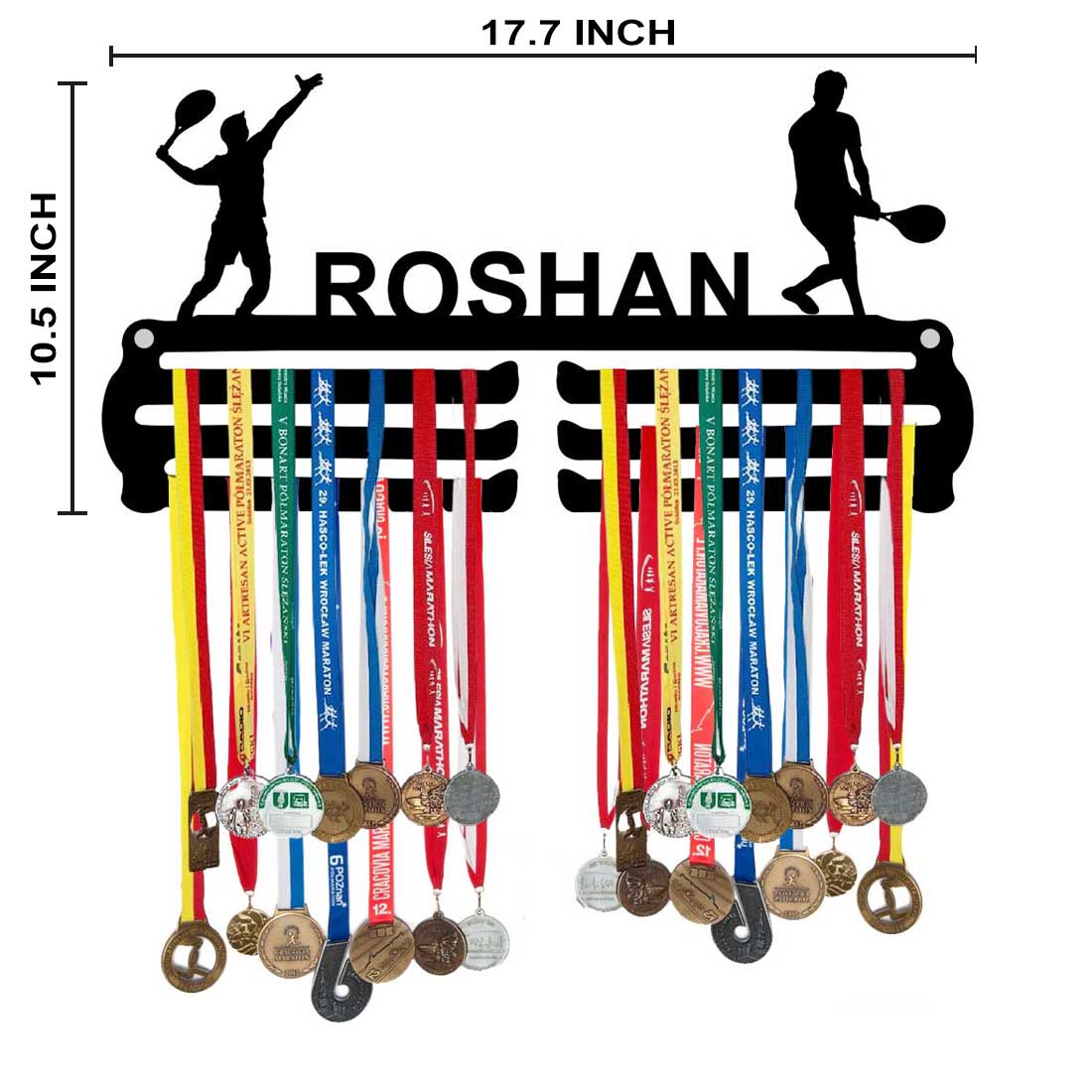 Personalized Medal Stand Display for Wall