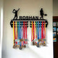 Personalized Medal Stand Display for Wall - Medal Hanger With Your Name