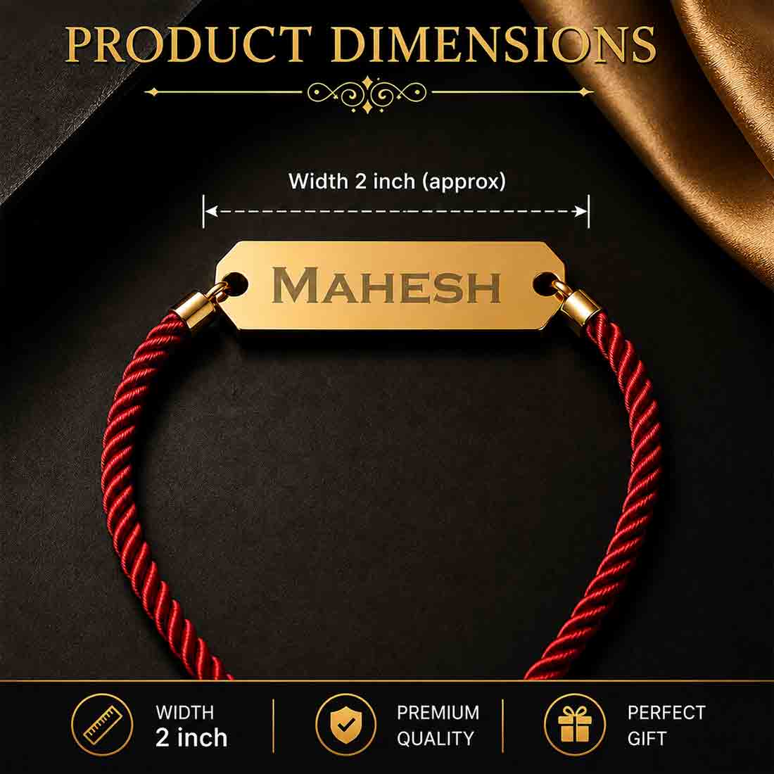 Personalised Name Rakhis For Raksha Bandhan Engrave Your Brother Name Acrylic Rakhi