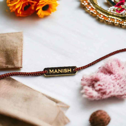 Personalised Name Rakhis For Raksha Bandhan Engrave Your Brother Name Acrylic Rakhi