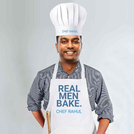 Custom Printed Aprons for Mens Baking Cooking - Baker