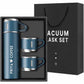 Personalized Thermos Bottle With 2 Cups Gift Box Set for Travel Outdoor - Add Name