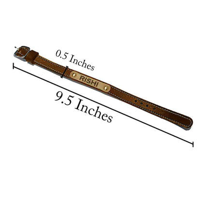 Custom Mens Leather Bracelet Personalized PU Leather Wristband - Add Name