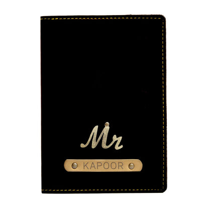 Personalized Mr Passport Covers with Charm Customized Name for Mens