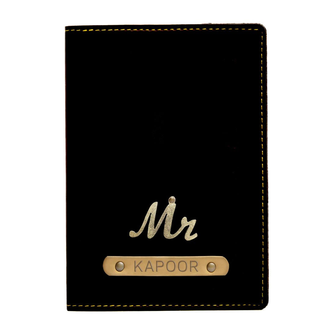 Personalized Name Mr & Mrs Passport Cover for Couples Travel Gifts with Charm