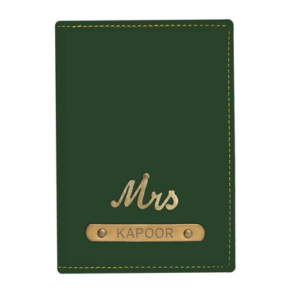 Personalized Mrs Passport Covers with Charm Customized Name for Women's