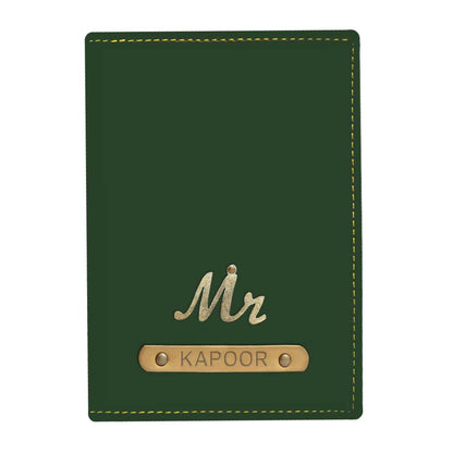 Personalized Mr Passport Covers with Charm Customized Name for Mens