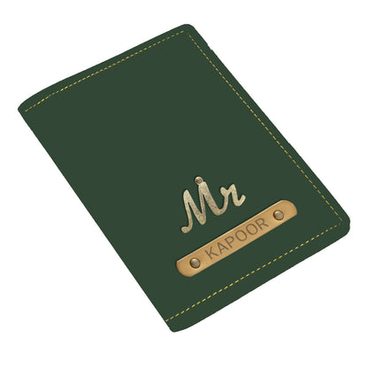 Personalized Mr Passport Covers with Charm Customized Name for Mens