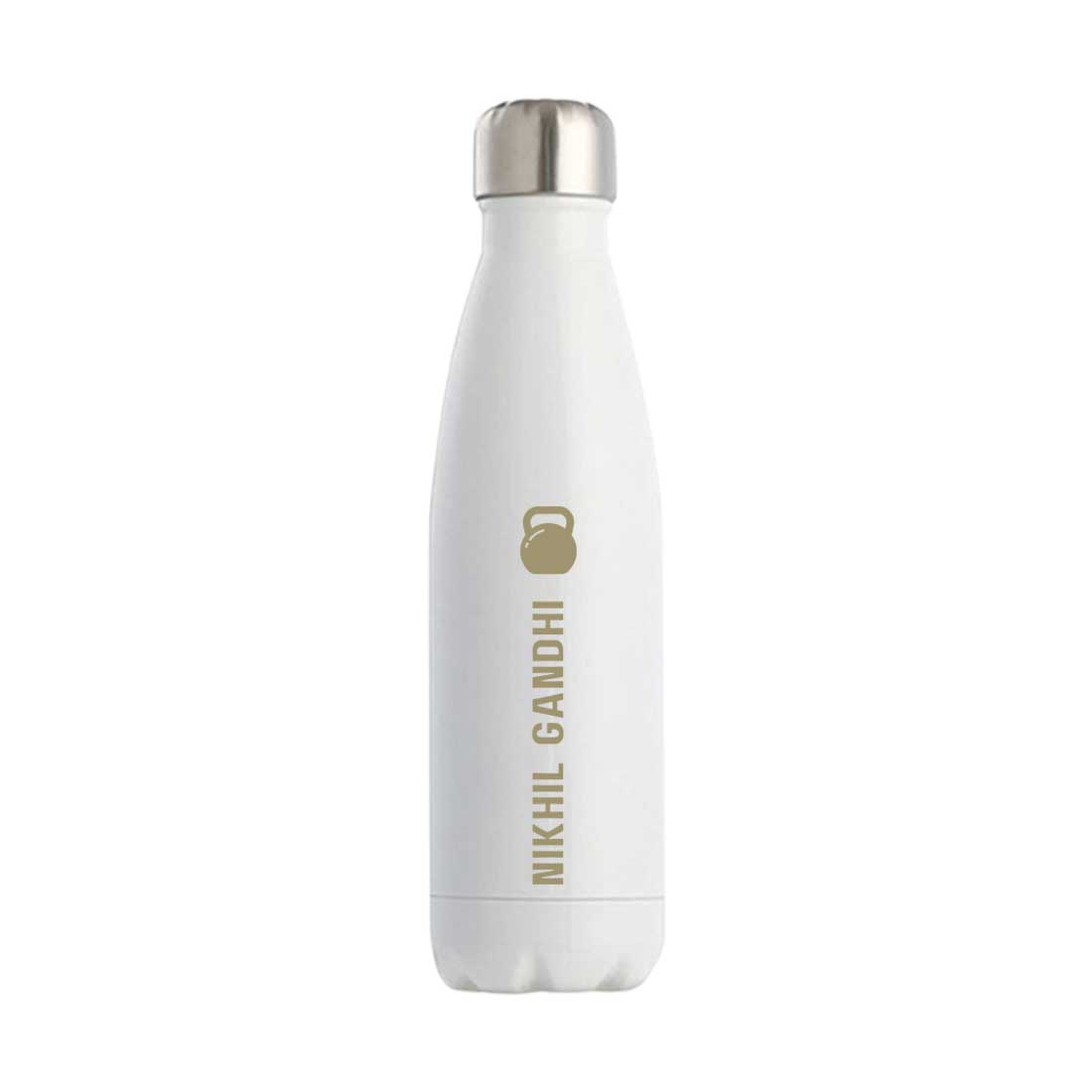 Customized Cola Shape Thermos Water Bottle Stainless Steel With Your Name - 500ml