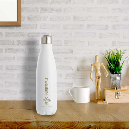 Personalised Drink Bottles Leak Proof Double Insulated Bottle for Office Use  500 ml