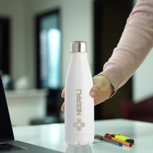 Personalised Drink Bottles Leak Proof Double Insulated Bottle for Office Use  500 ml