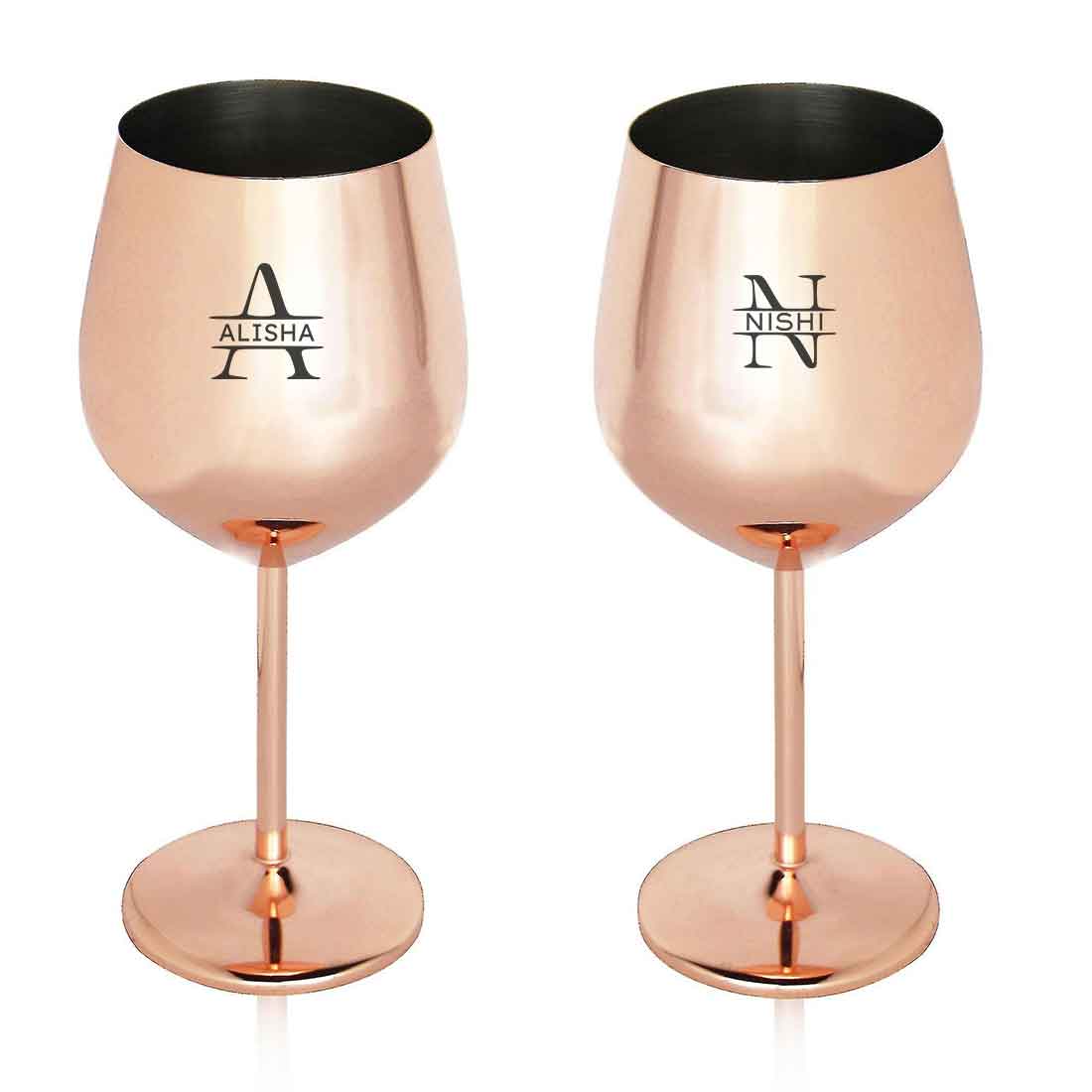 Personalised Wine Glasses