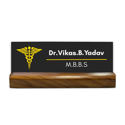 Customized Desk Name Plate for Doctor