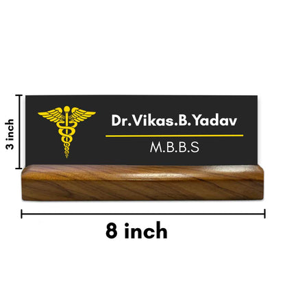 Customized Desk Name Plate for Doctor