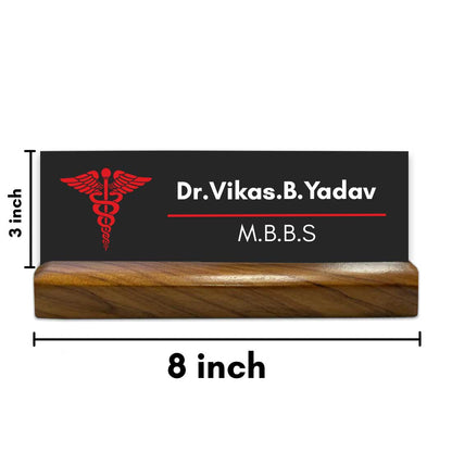 Customized Desk Name Plate for Doctor