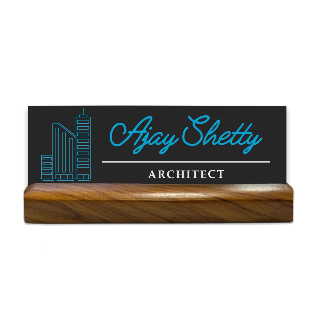 Personalized Name Plate For Desk Design for Architect
