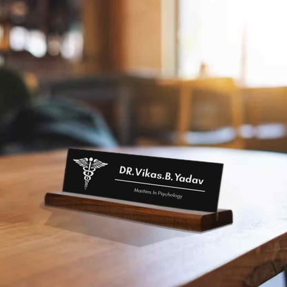 Get Customized desk name plate for doctor Online in India – Nutcase