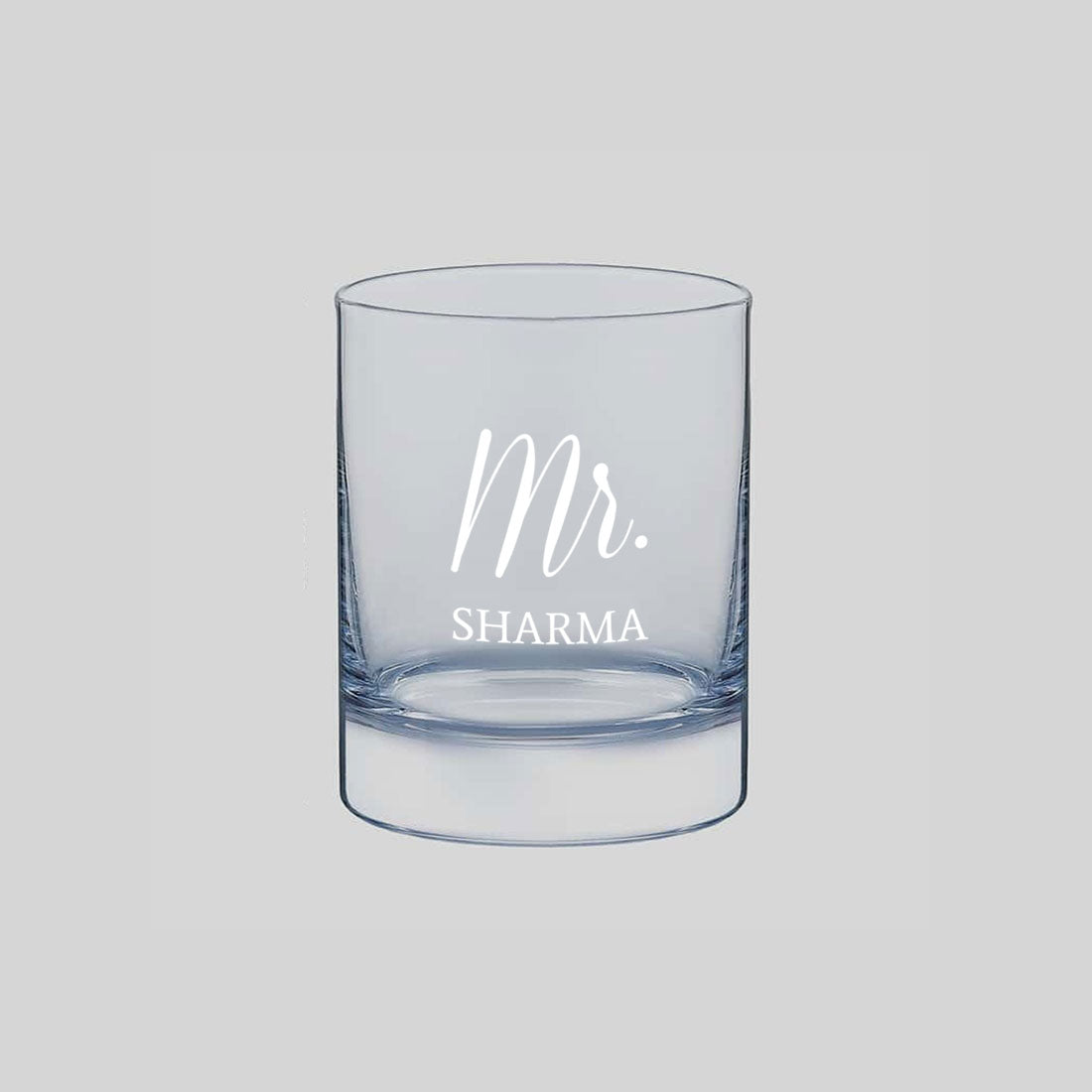 Classy Customized Whiskey Glass - Anniversary Gift For Husband - Mr