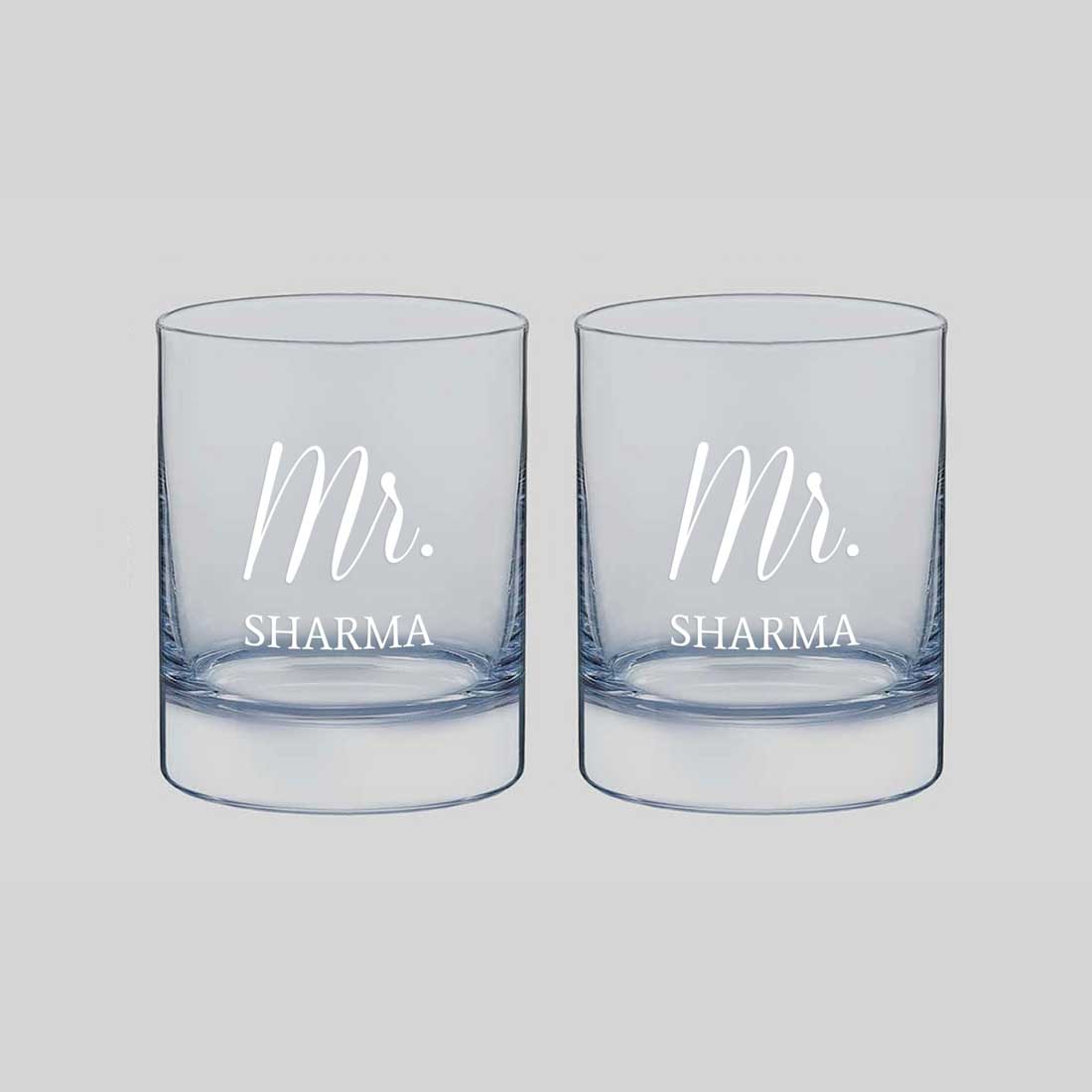 Classy Customized Whiskey Glass - Anniversary Gift For Husband - Mr