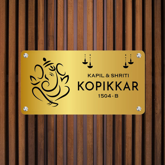 Classic Engraved Name Plates for Office Custom design