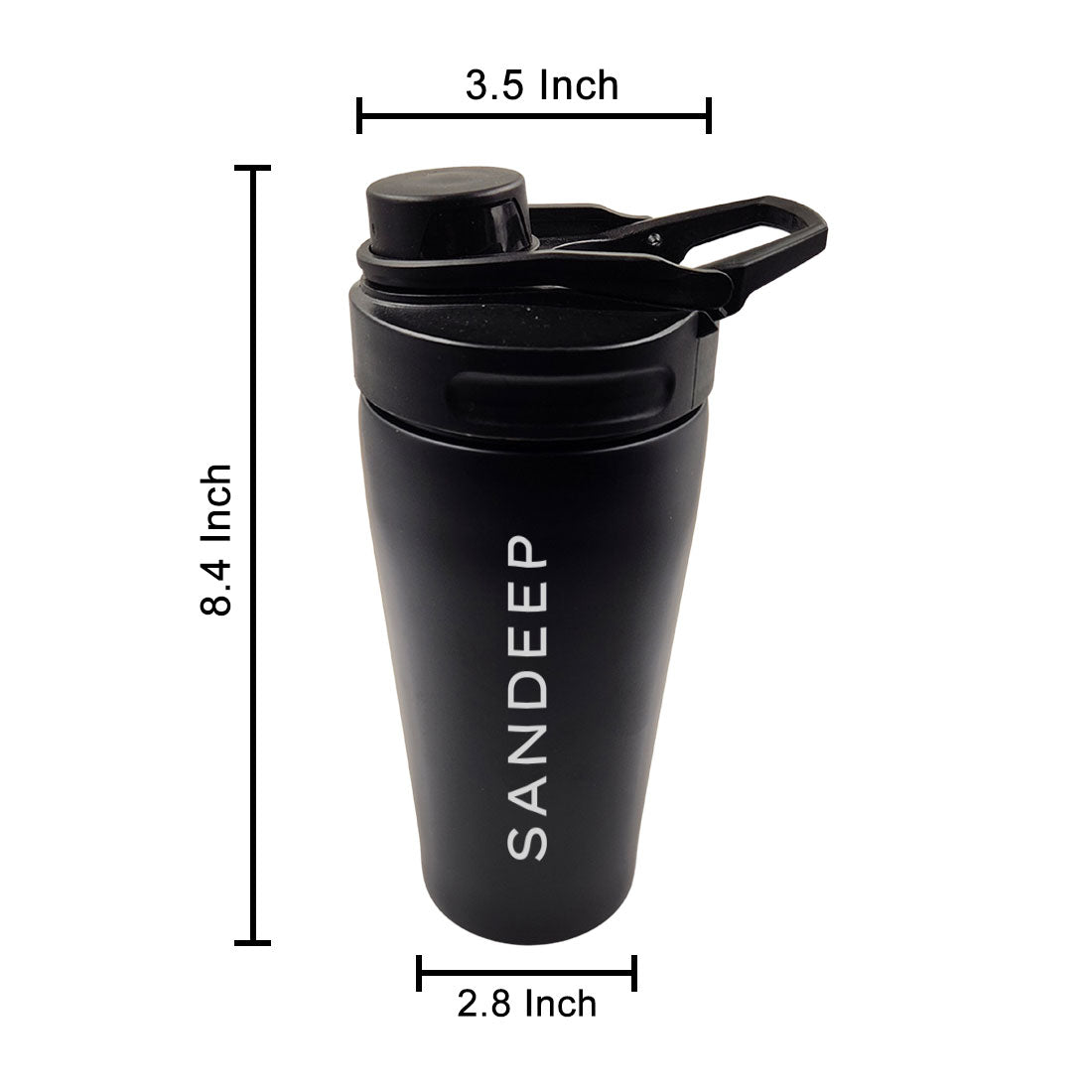 Custom Shaker Bottle for Protein Mixer Sippers Gym Workouts with Whisk Ball