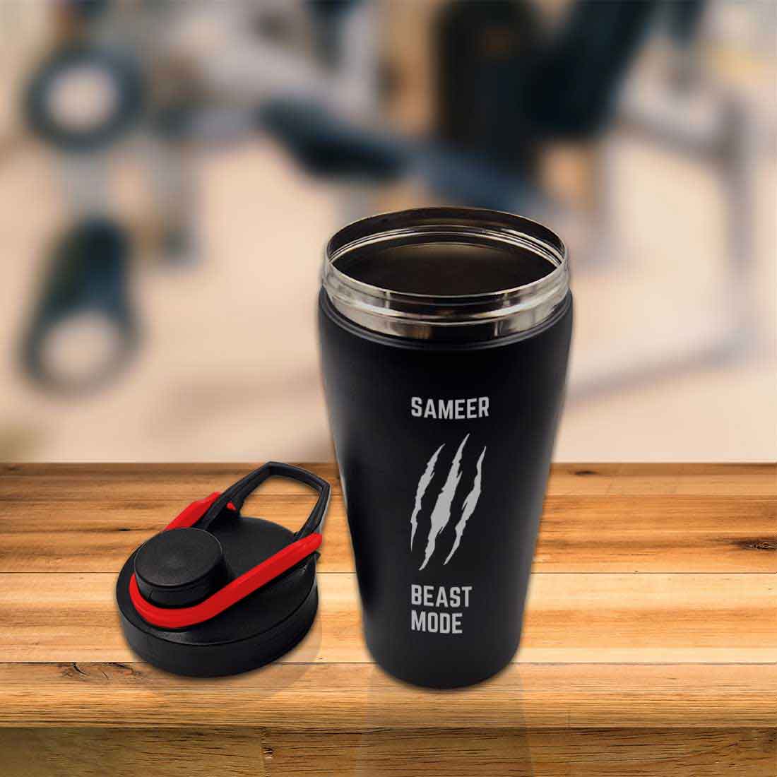 Custom shaker outlet cups