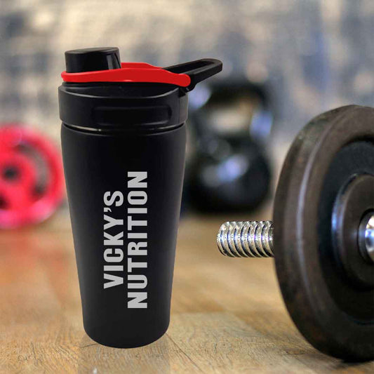 Custom Protein Shaker Bottle Mixer Sippers Gym Workouts with Whisk Ball