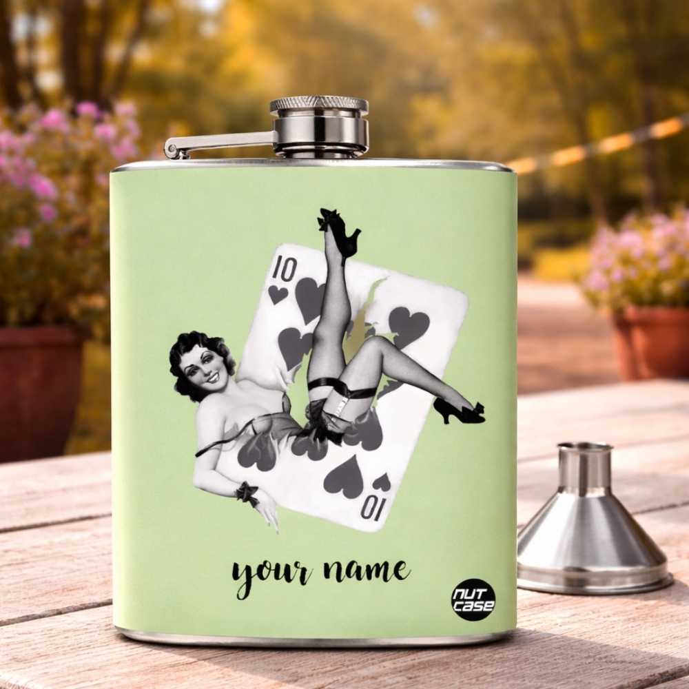 Custom-Made 8OZ Hip Flask  - Add Your Name