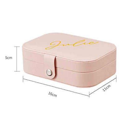 Jewellery Box Customized for Travel Storage Case for Rings Earrings and Pendants