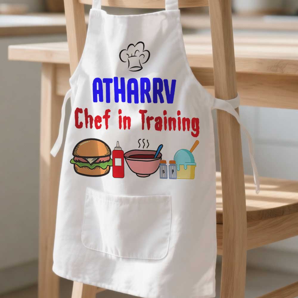 Customized Children Chef Apron - Chef in Training