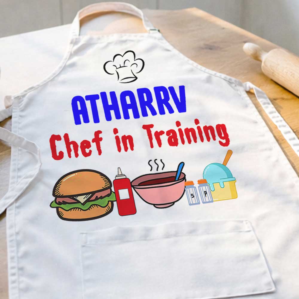 Customized Children Chef Apron - Chef in Training
