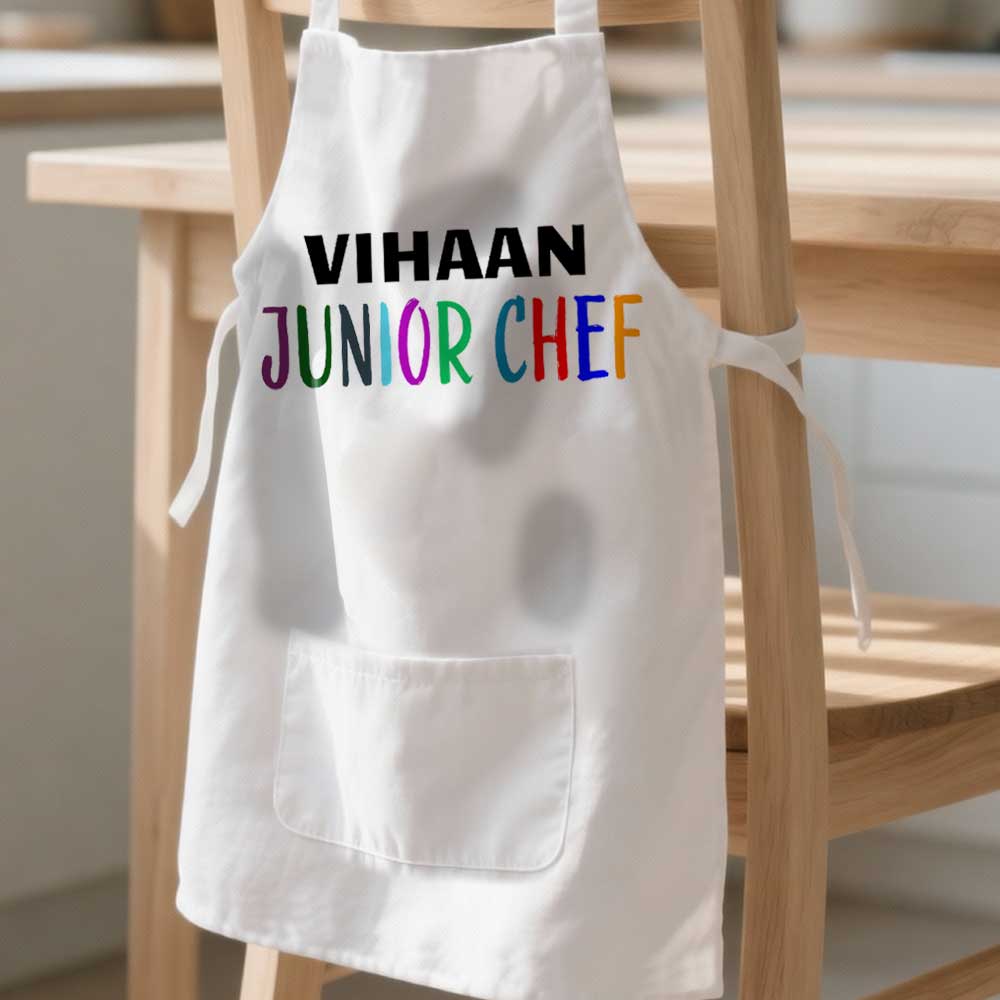 Customised Kids Junior Chef Apron with Name