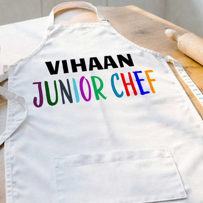 Customised Kids Junior Chef Apron with Name