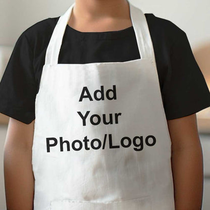 Personalized Kids Chef Apron - Add Your Photo / Logo