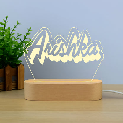 Buy Custom Led Lamp Personalized Night Light With Name – Nutcase