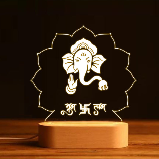 Ganesh Light God Night Lamp For Home