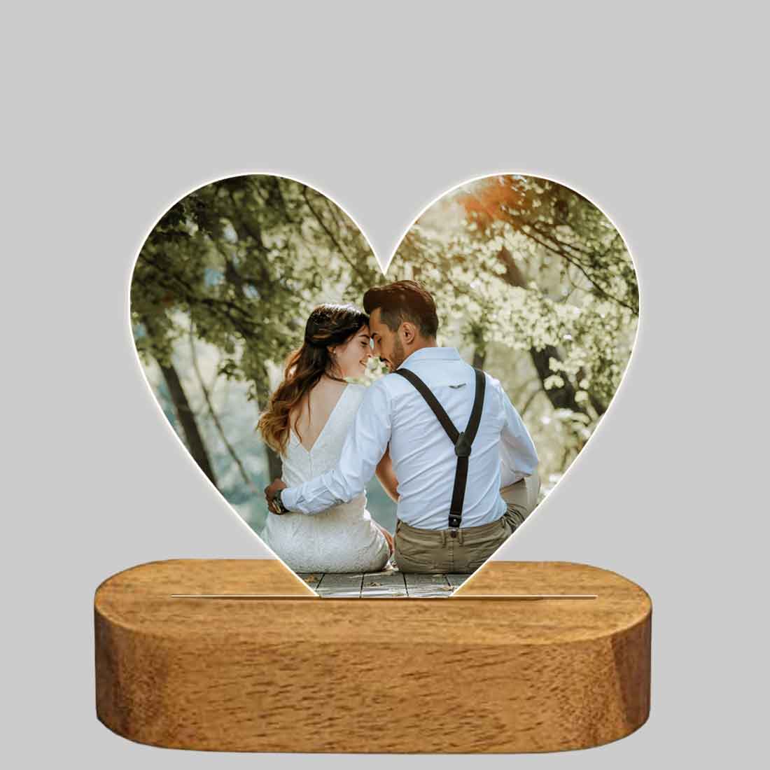 Marriage Gifts | Wedding Gifts for Couples | Light Photo Frame | Zestpics