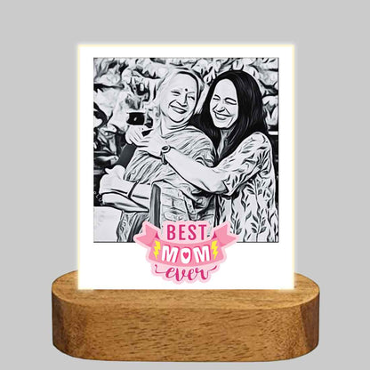 Personalised Photo Lamp For Mother's Day