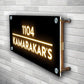 Custom LED Name Plate  -  Acrylic Nameplate with Light & 3D Raised Fonts