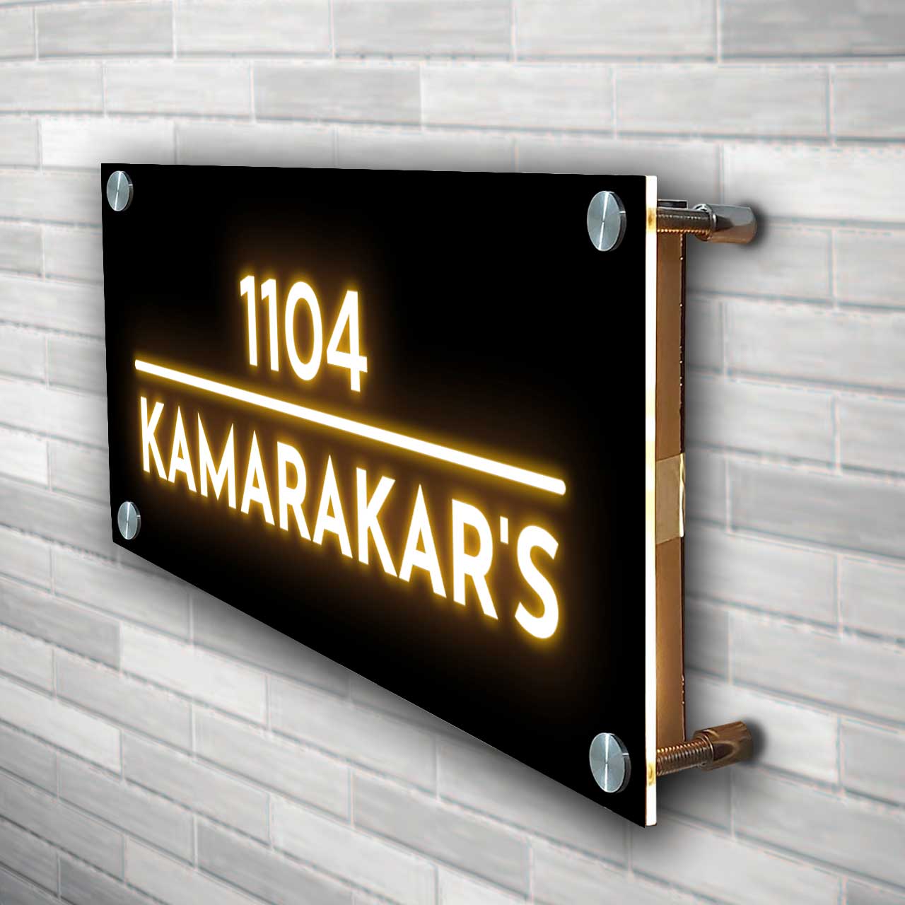 Led Name Making Buy Custom LED Name Plate On Nutcase - India