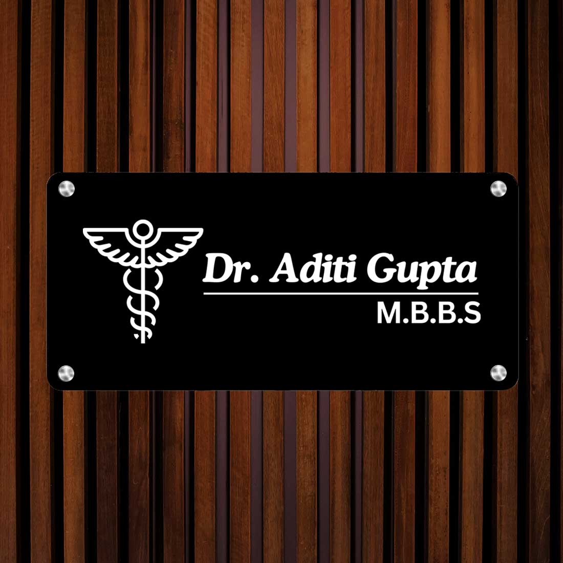 Doctor. Side Tag Customized Name Plate for Doctor | at Nutcase