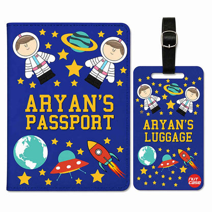 Customized Fancy Passport Holder - Space