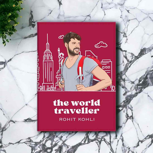 Personalised Passport Cover With Caricature Art Photo & Name